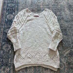 Anthropologie Pilcro cream sweater size XS